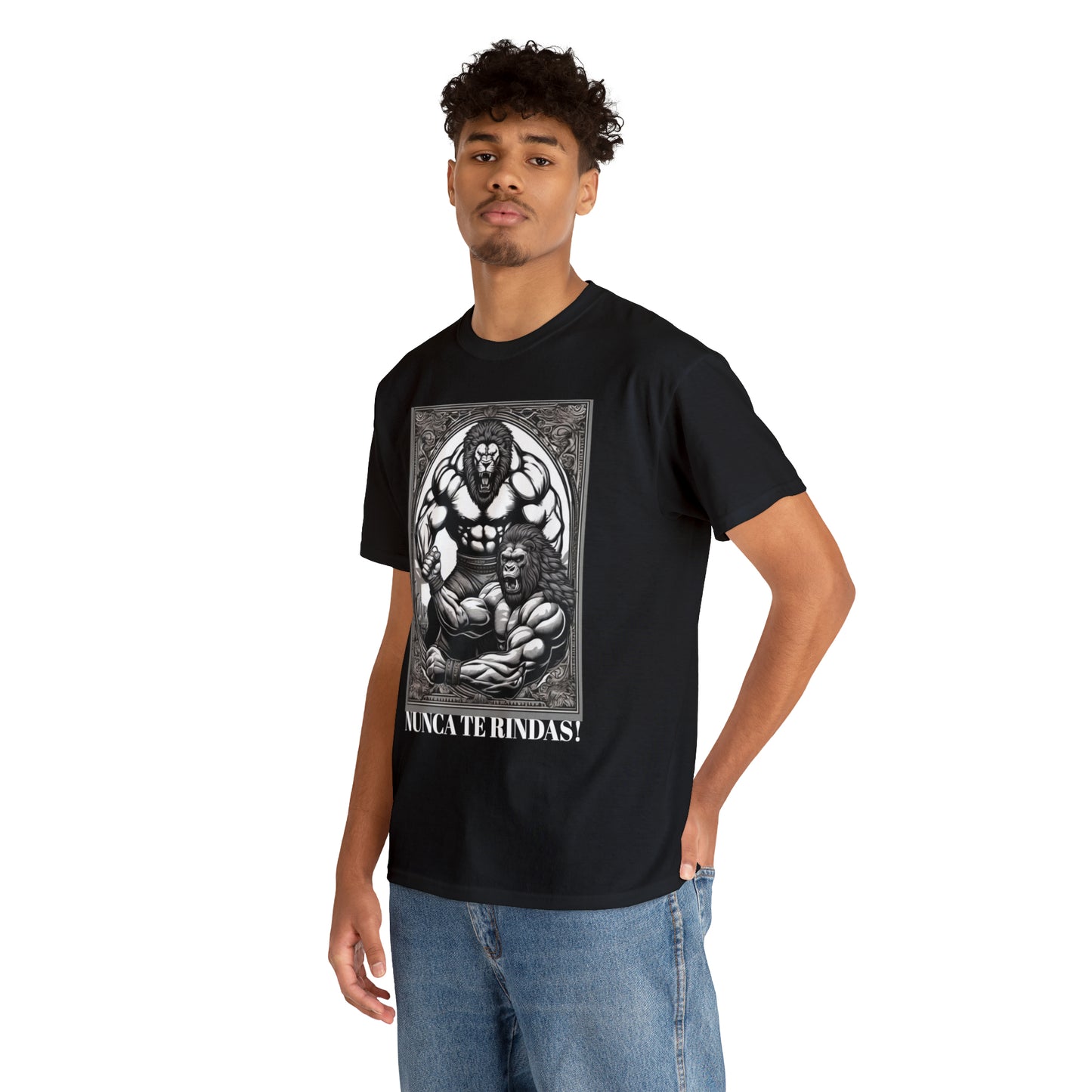 NUNCA TE RINDAS SHORT SLEEVE TEE! NEVER GIVE UP ! CENCAL STRENGTH CO.