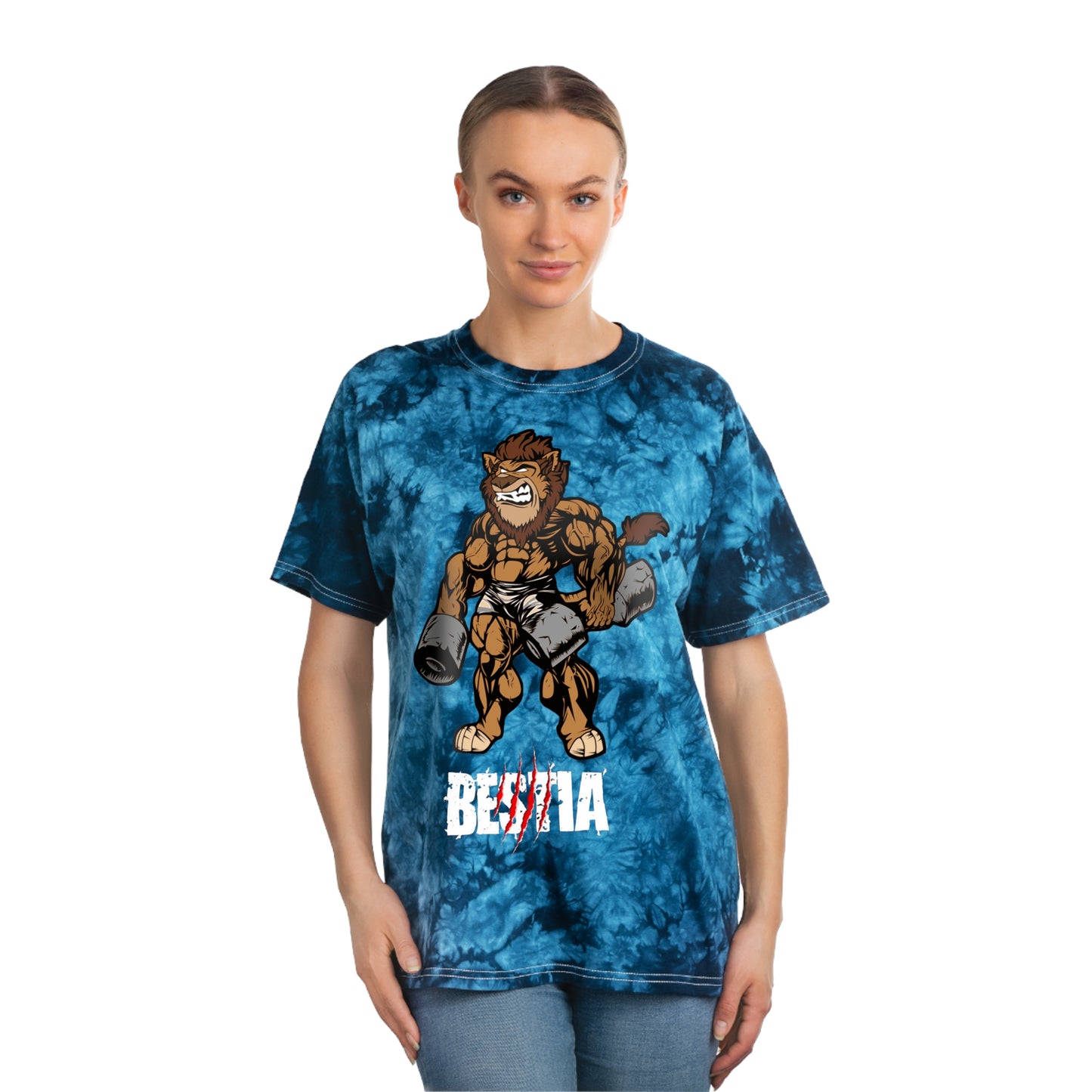 BESTIA , CENCAL STRENGTH CO. Tie-Dye Tee, Crystal