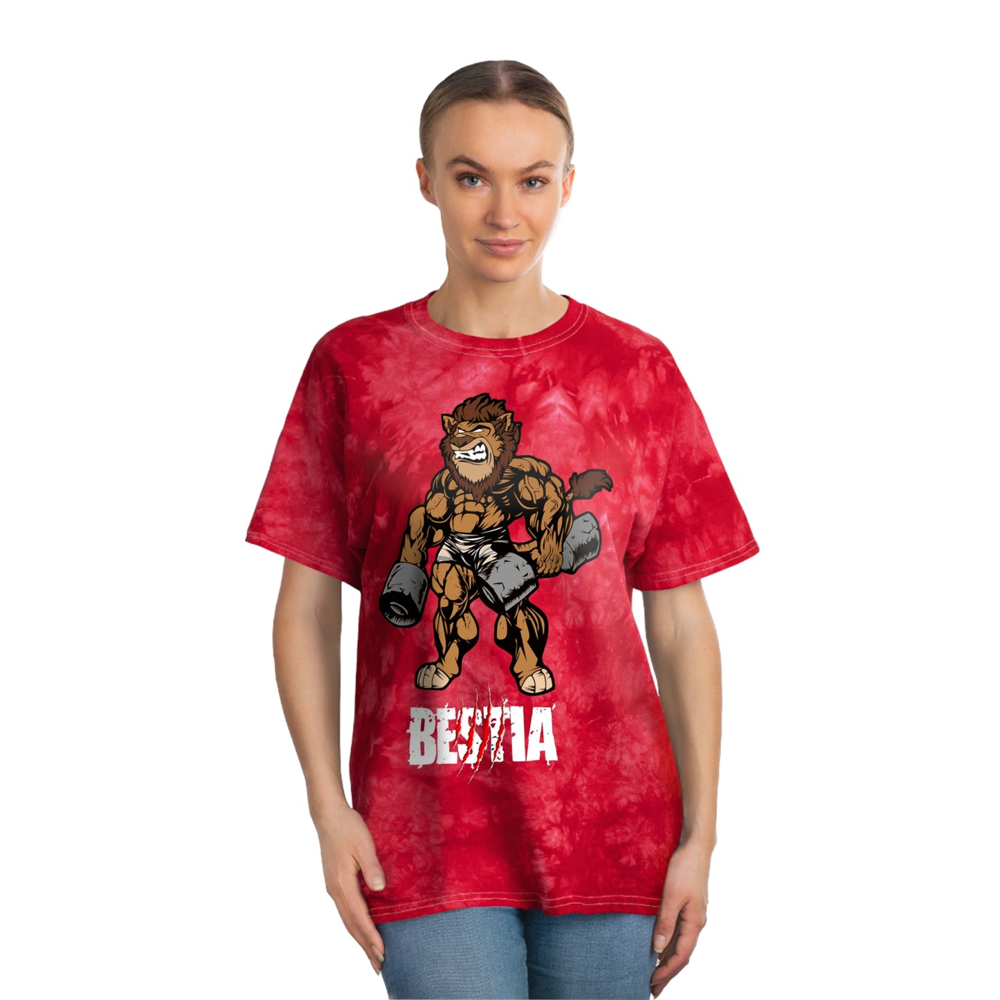 BESTIA , CENCAL STRENGTH CO. Tie-Dye Tee, Crystal