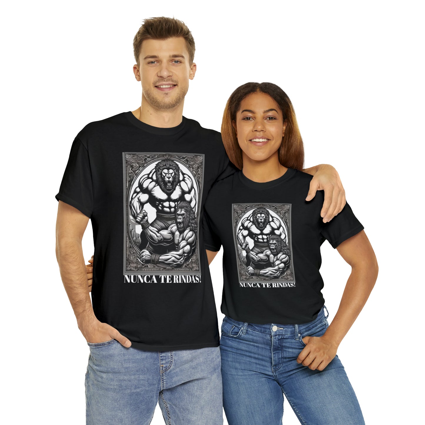 NUNCA TE RINDAS SHORT SLEEVE TEE! NEVER GIVE UP ! CENCAL STRENGTH CO.