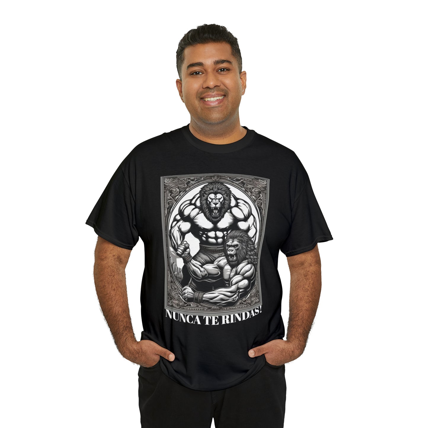 NUNCA TE RINDAS SHORT SLEEVE TEE! NEVER GIVE UP ! CENCAL STRENGTH CO.